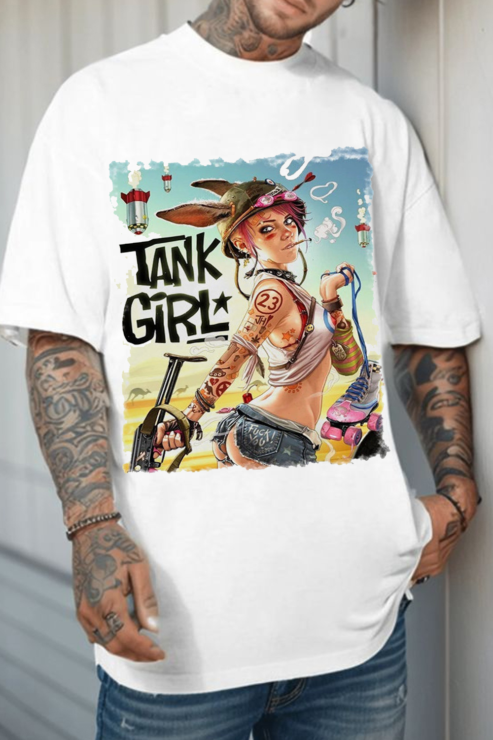 Tank Girl Desert Art T-Shirt
