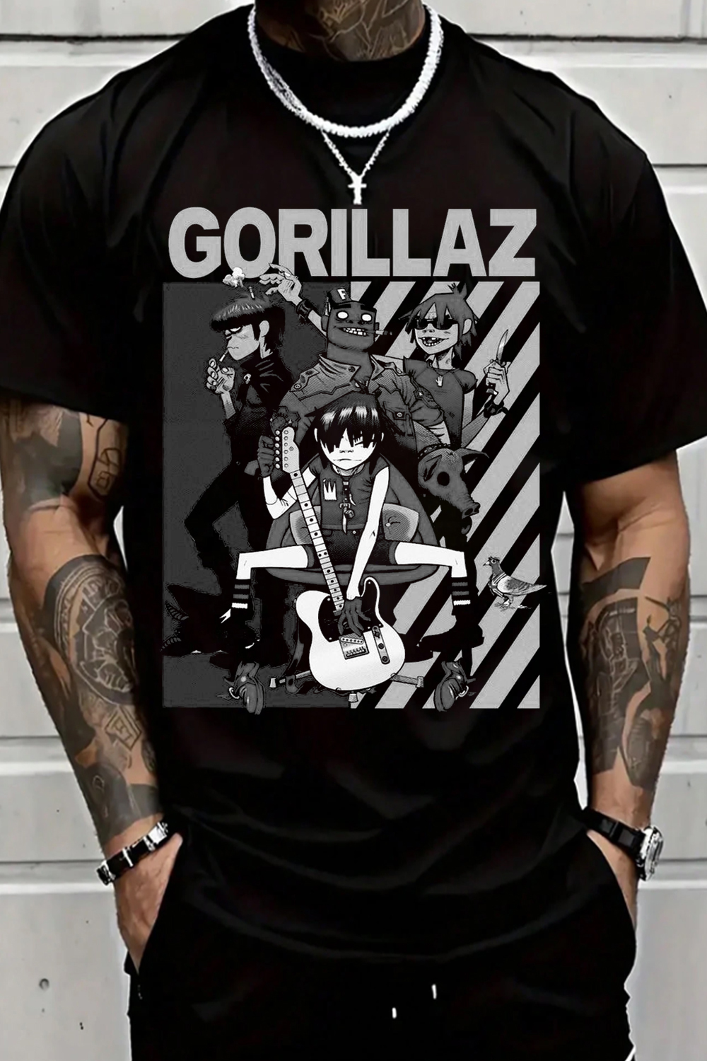 Gorillaz Band Portrait T-Shirt