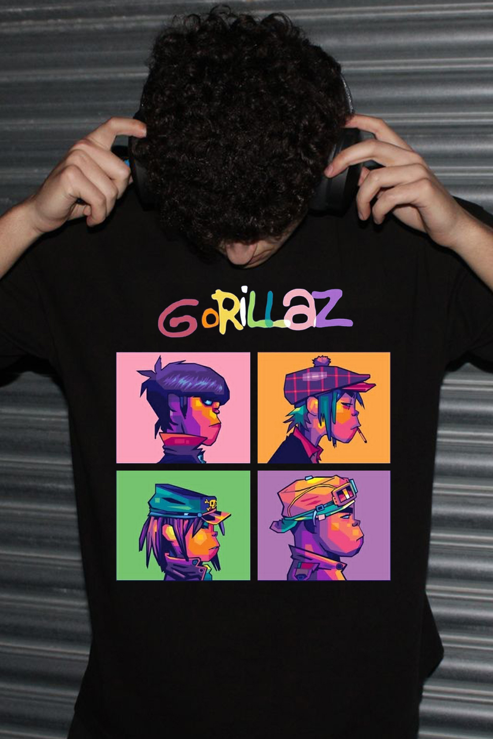 Gorillaz 4 Panel Character T-Shirt
