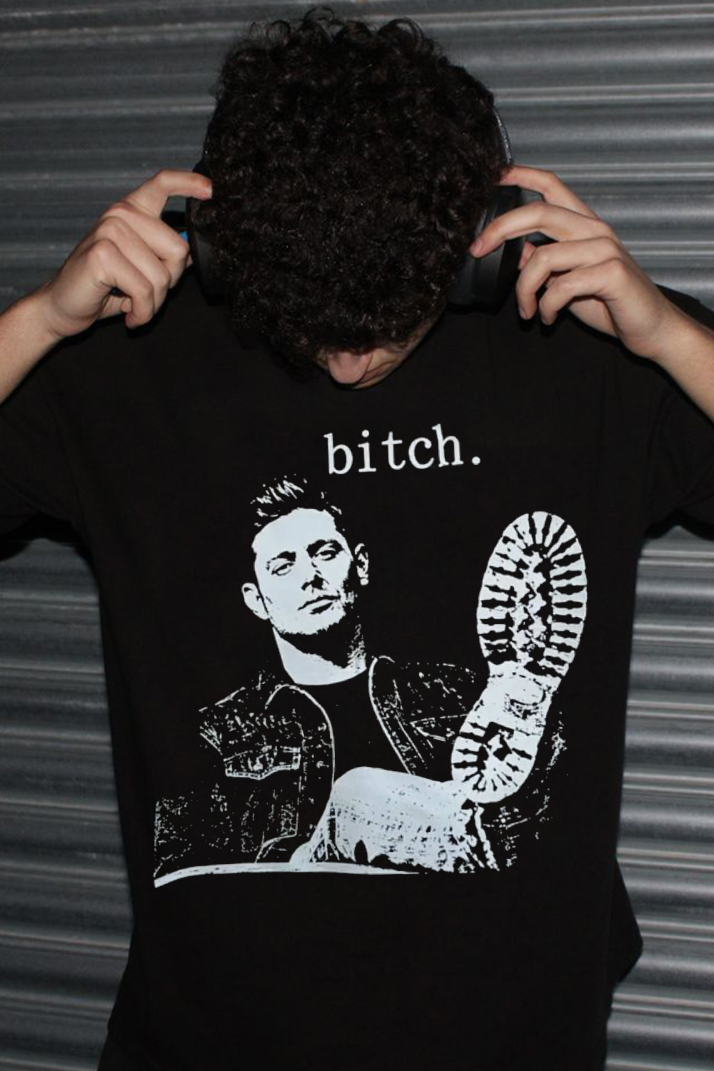 Dean Winchester Boot Print Graphic Tee