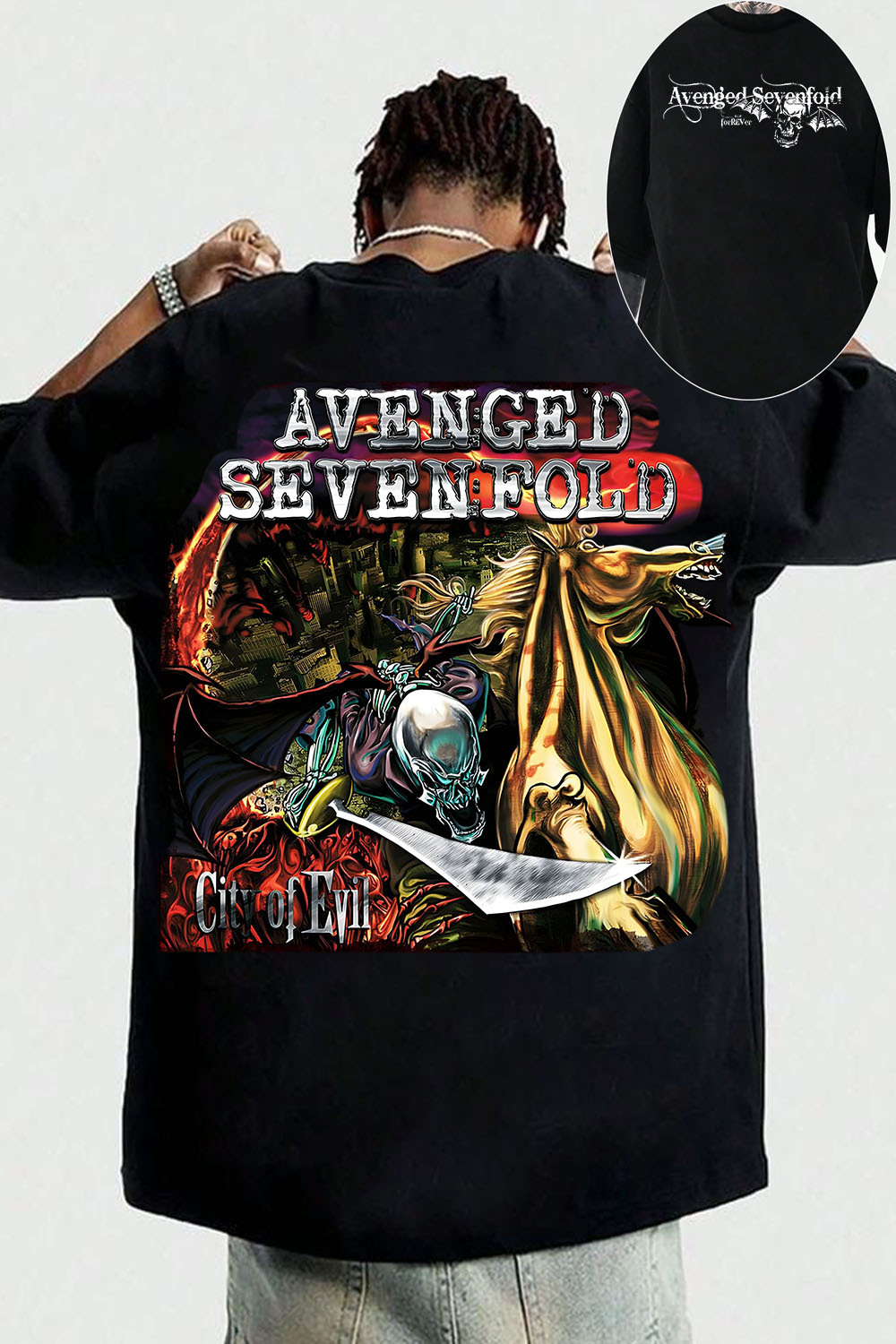 Avenged sevenfold City of Evil Shirt Oversized Shirt