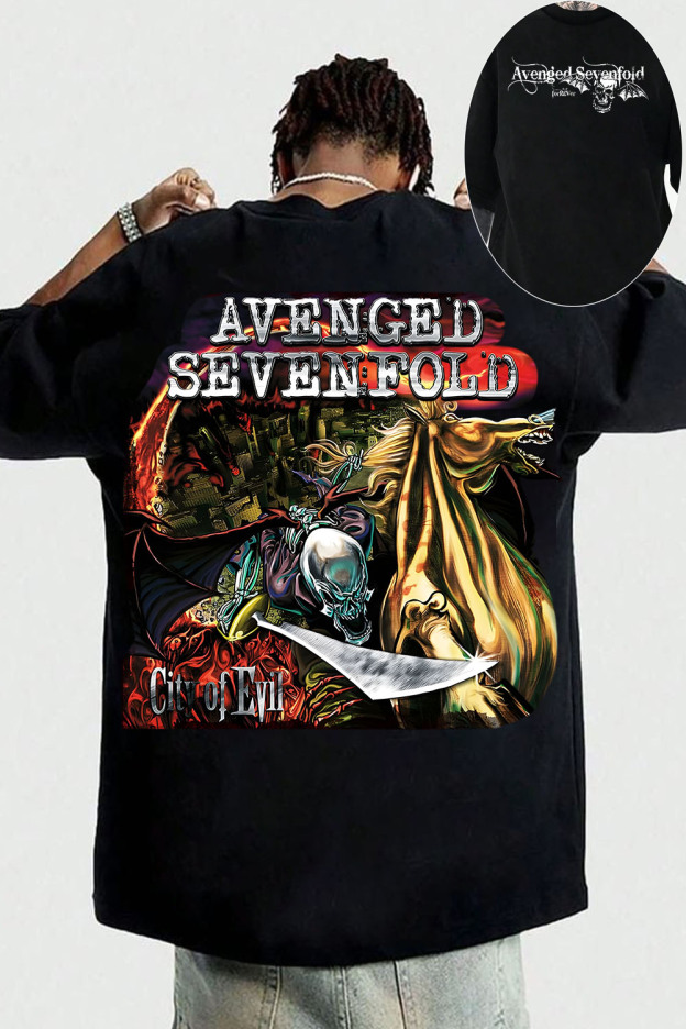 Avenged sevenfold City of Evil Shirt Oversized Shirt