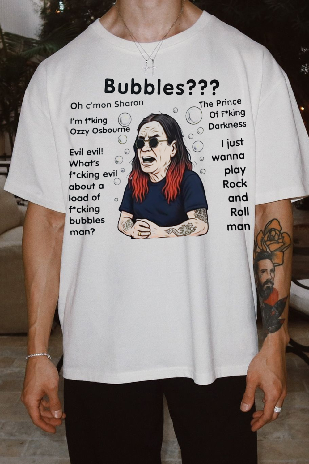 Ozzy Hates Bubbles 😁😈 Tee