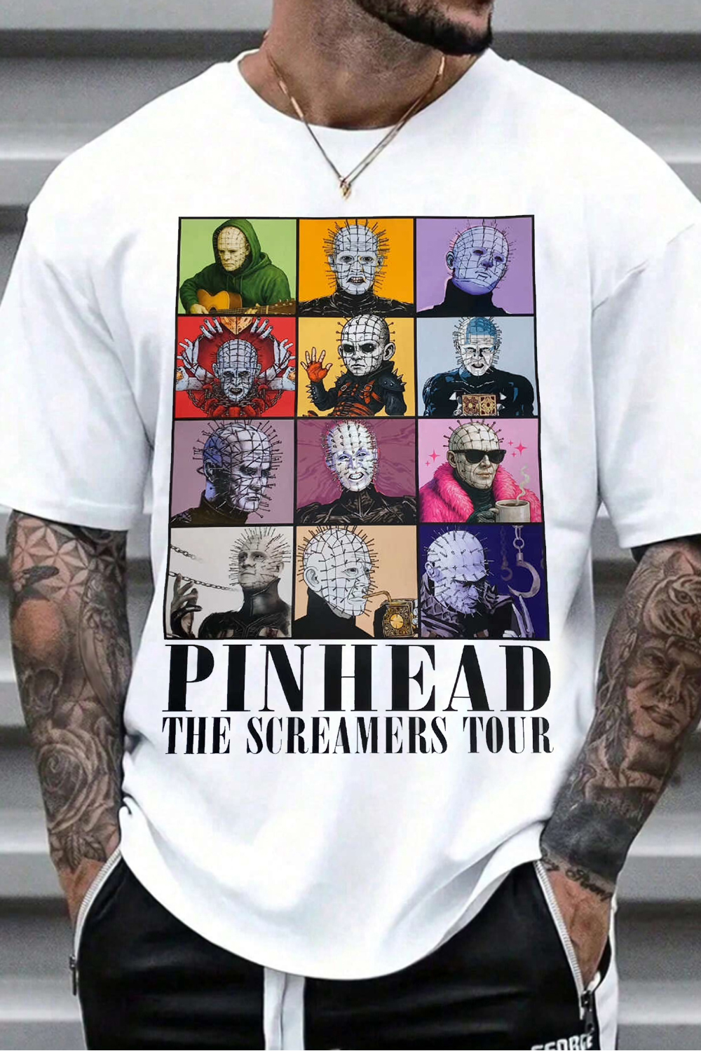 Pinhead Halloween Horror Tee