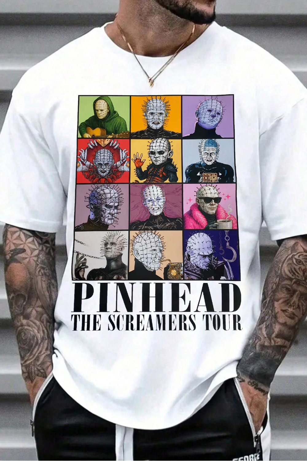 Pinhead Halloween Horror Tee