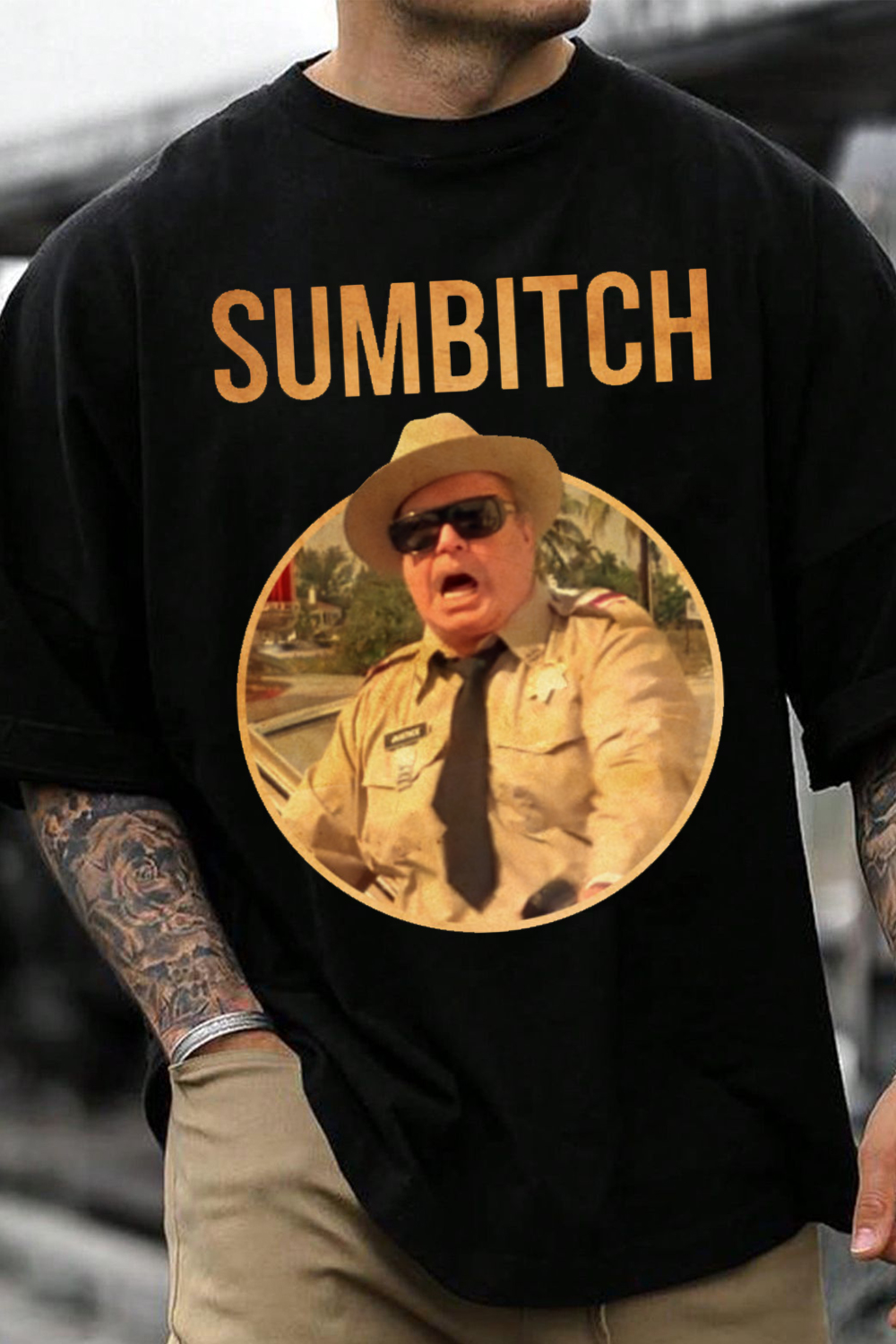 POLICE SUMBITCH JUSTICE SMOKEY Bandit T-Shirt