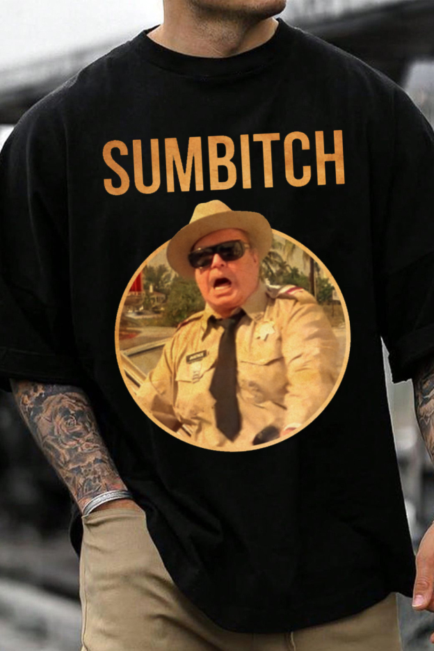 POLICE SUMBITCH JUSTICE SMOKEY Bandit T-Shirt