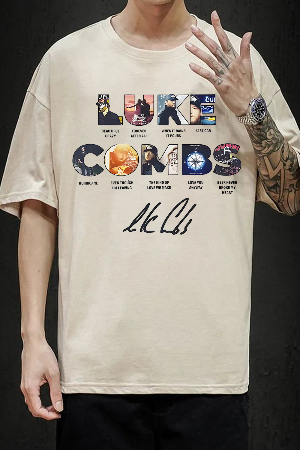 Luke Combs Tee  For men