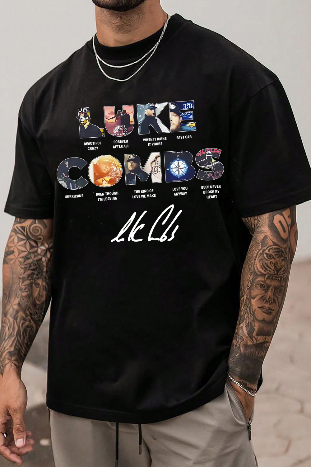 Luke Combs Tee  For men