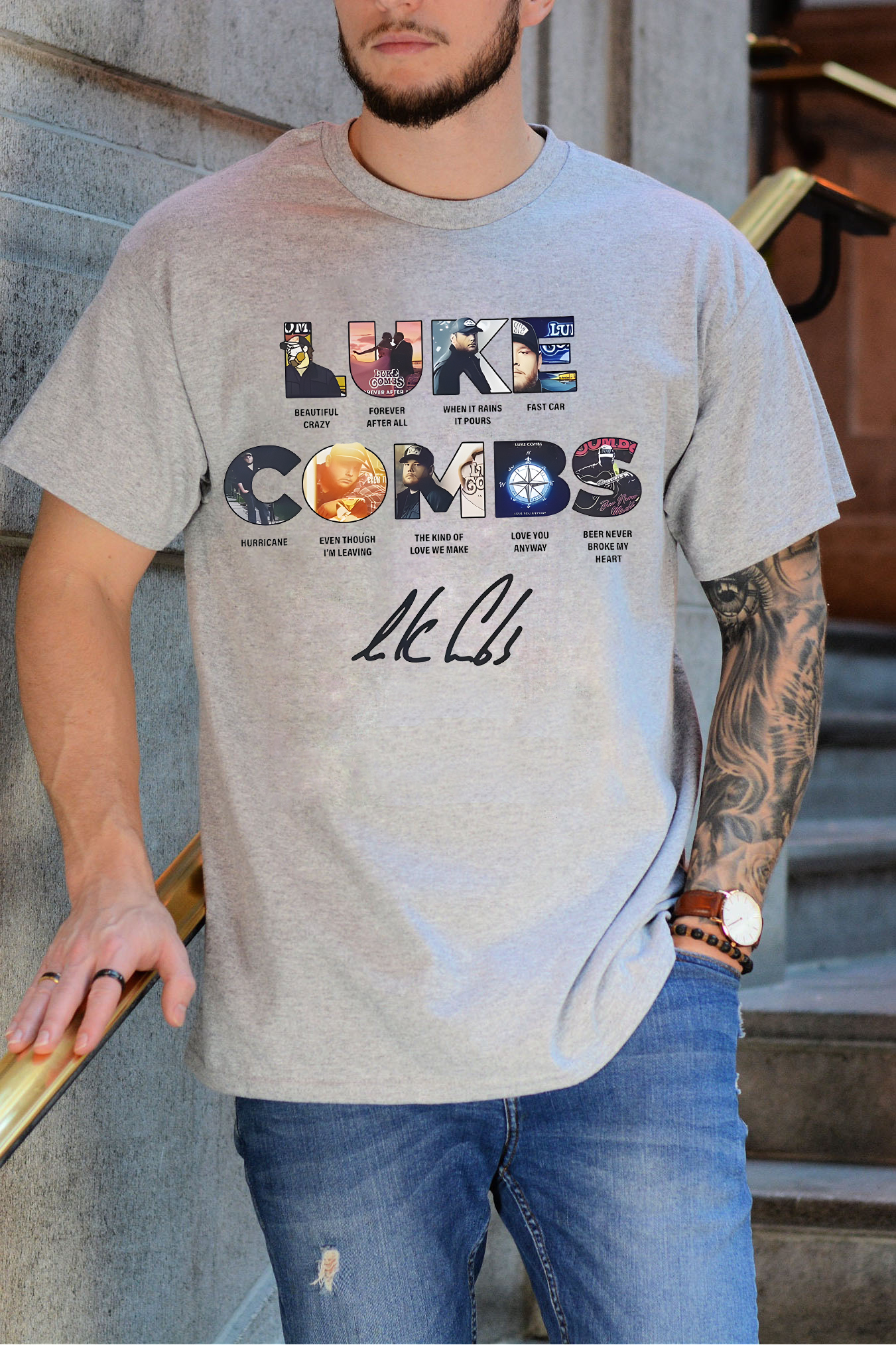 Luke Combs Tee  For men