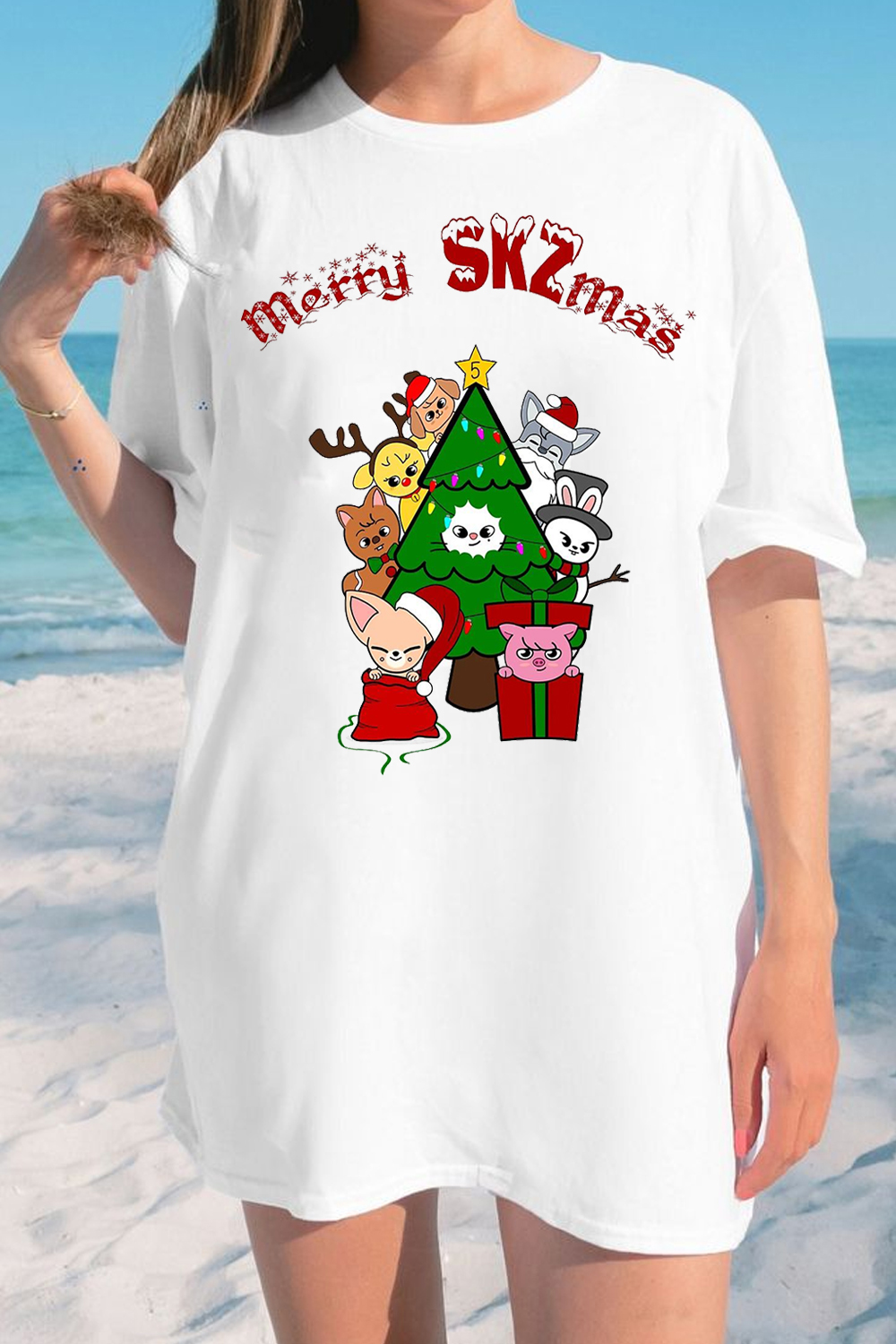 Straykids Christmas Crew Neck T-Shirt