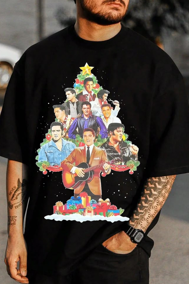Blue Christmas!!! Elvis Presley Tee