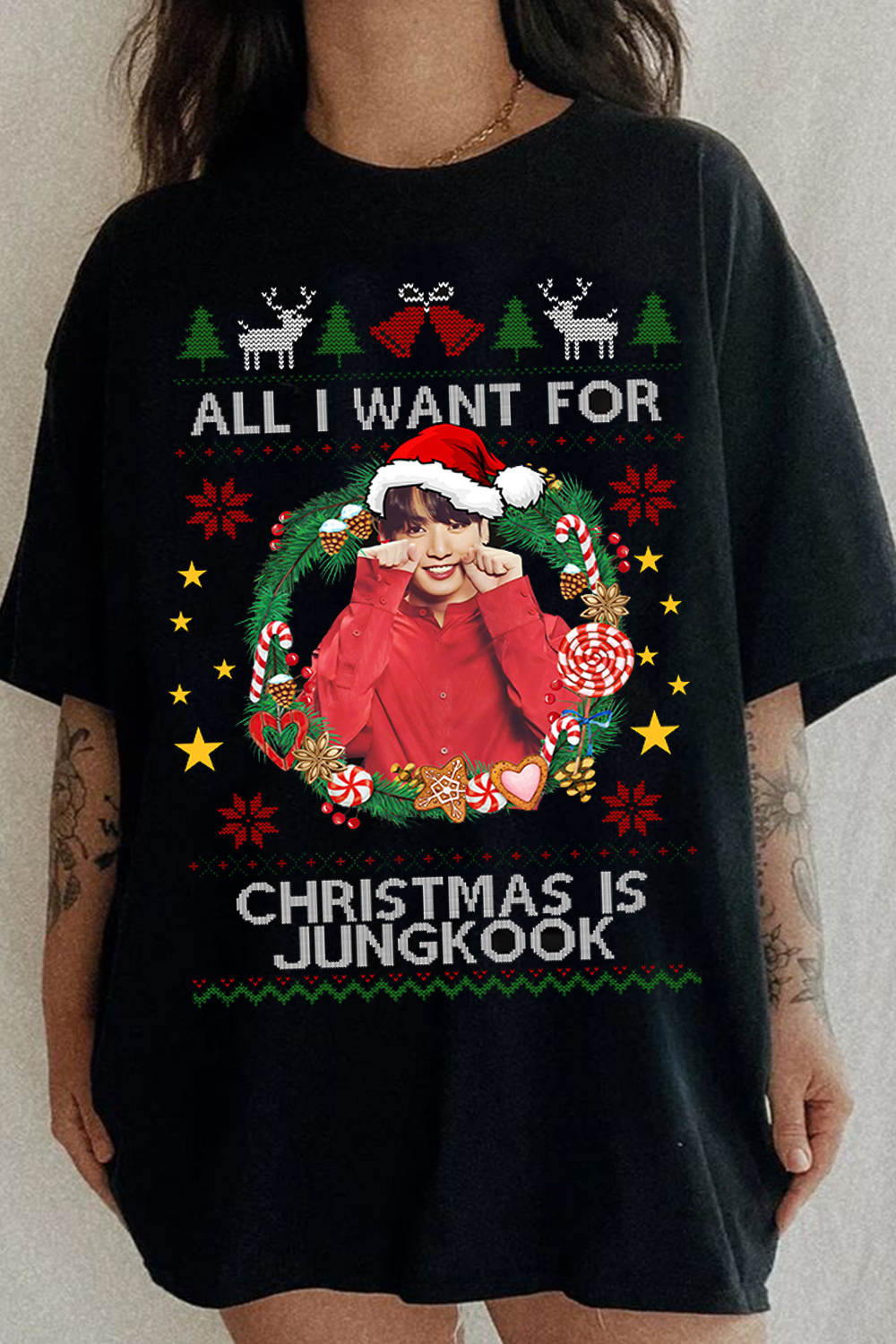 Jungkook BTS Christmas Shirt