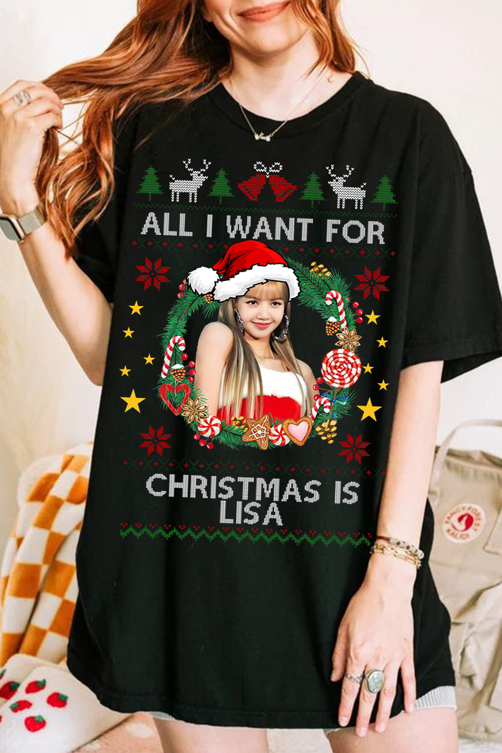 Lisa Blackpink Christmas Shirt
