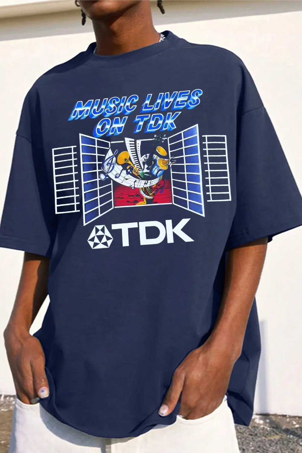 Jim Hopper Music Lives on TDK Shirt