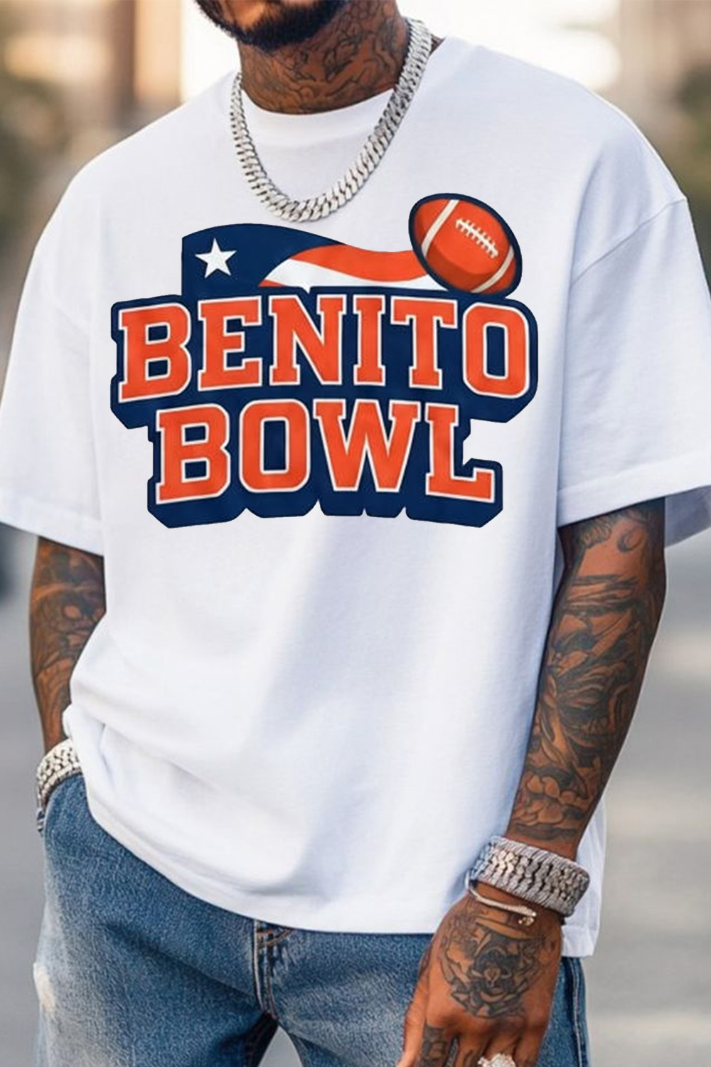 Bad 🐰 X Super Bowl 🏈🔥 Tee