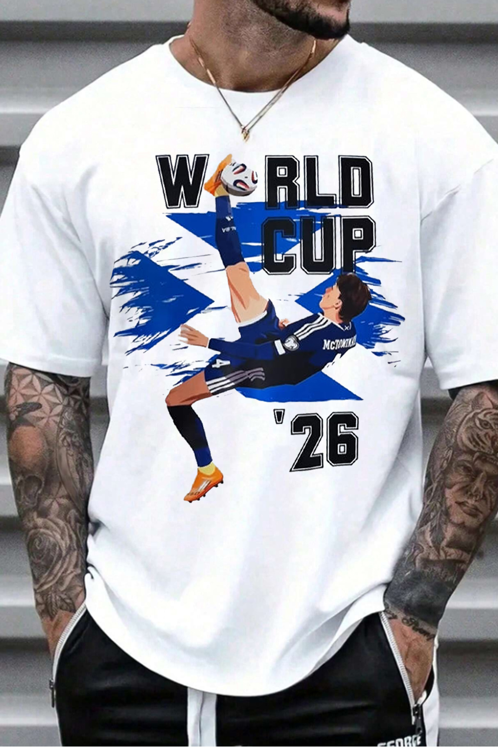 McTominay Bicycle Kick Energy. Scotland Football 2026 Shirt 💙