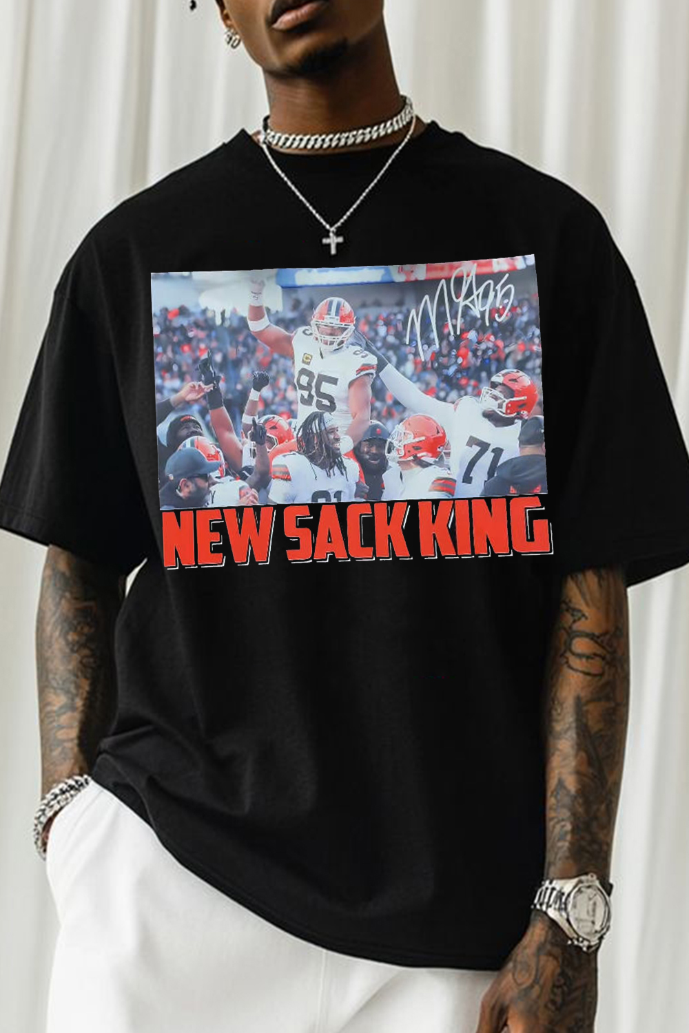 Myles Garrett Sack King Shirt🗣️