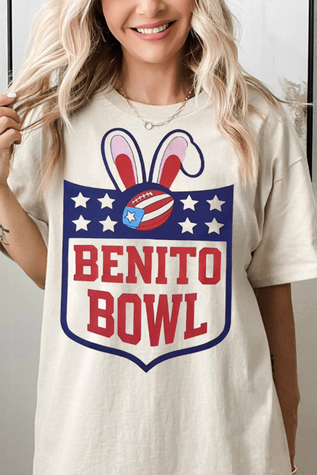 Benito Bowl 2026 Printed Cotton T-Shirt