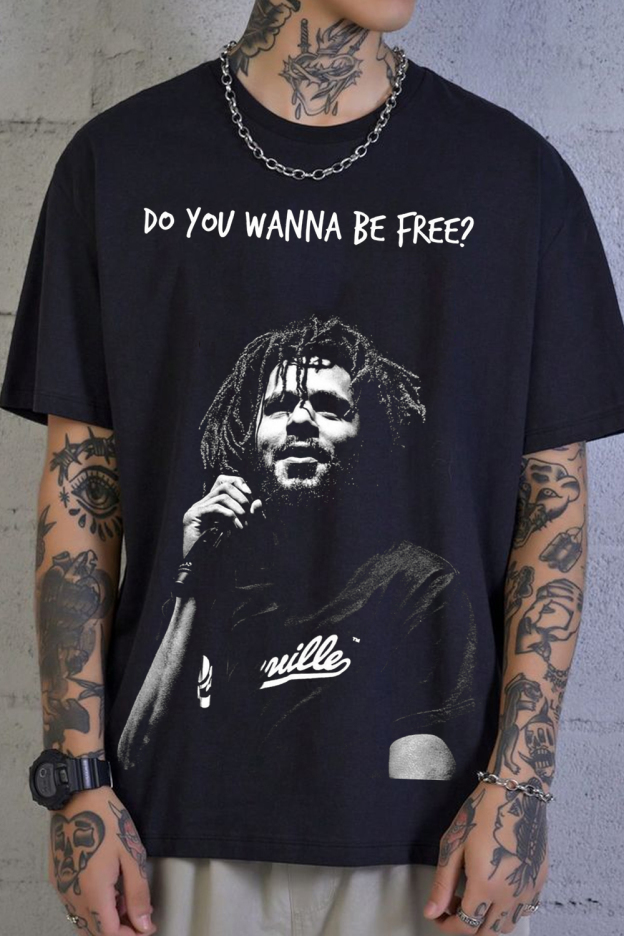 J. Cole Vintage Print Tee
