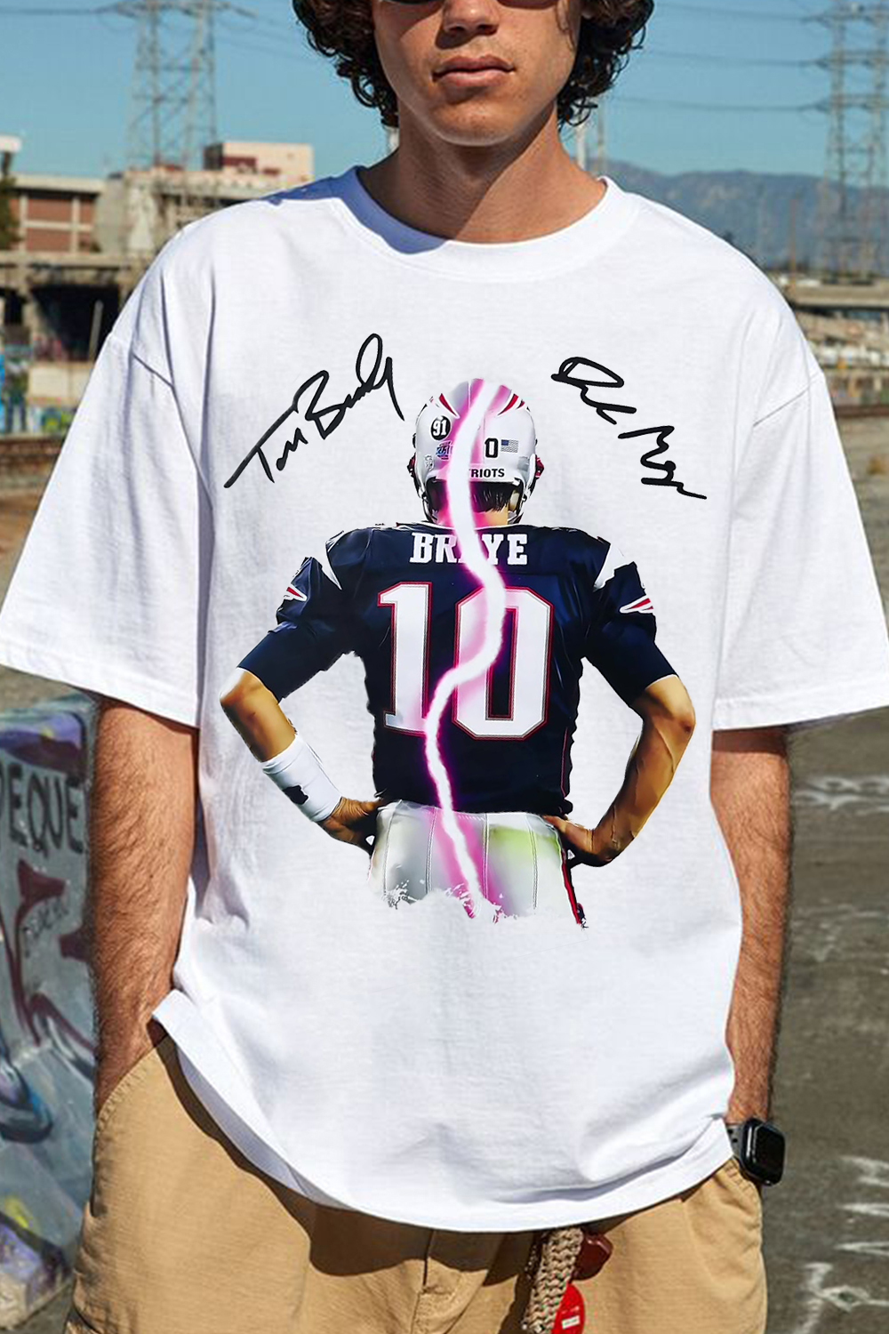 Tom Brady X Drake Maye 🏈 Tee