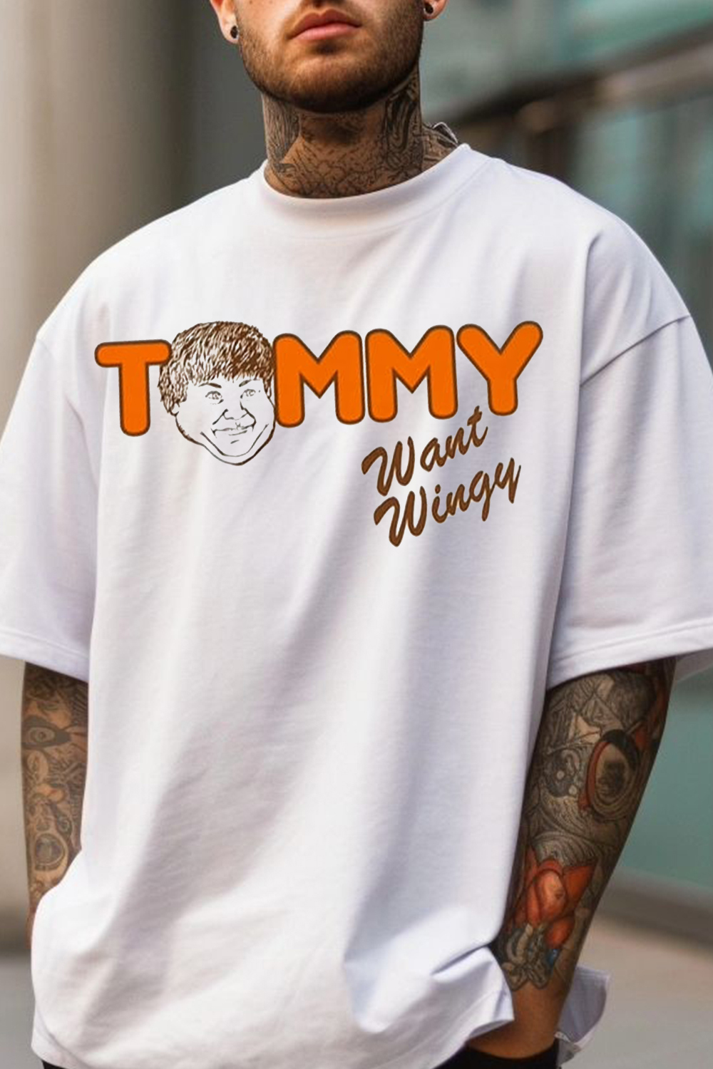Tommy Want Wingy 😂 Tee