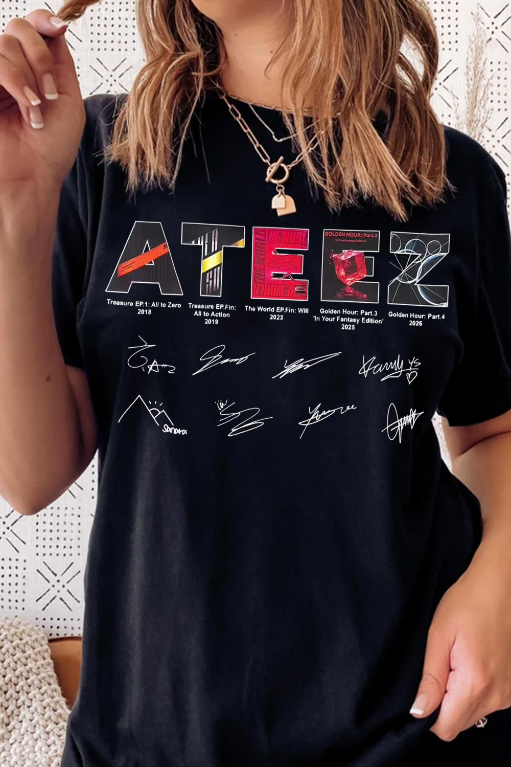 Ateez Fan Shirt For Women