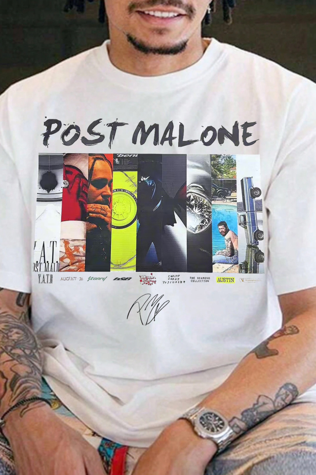 Post Malone Albums Vintage T-Shirt