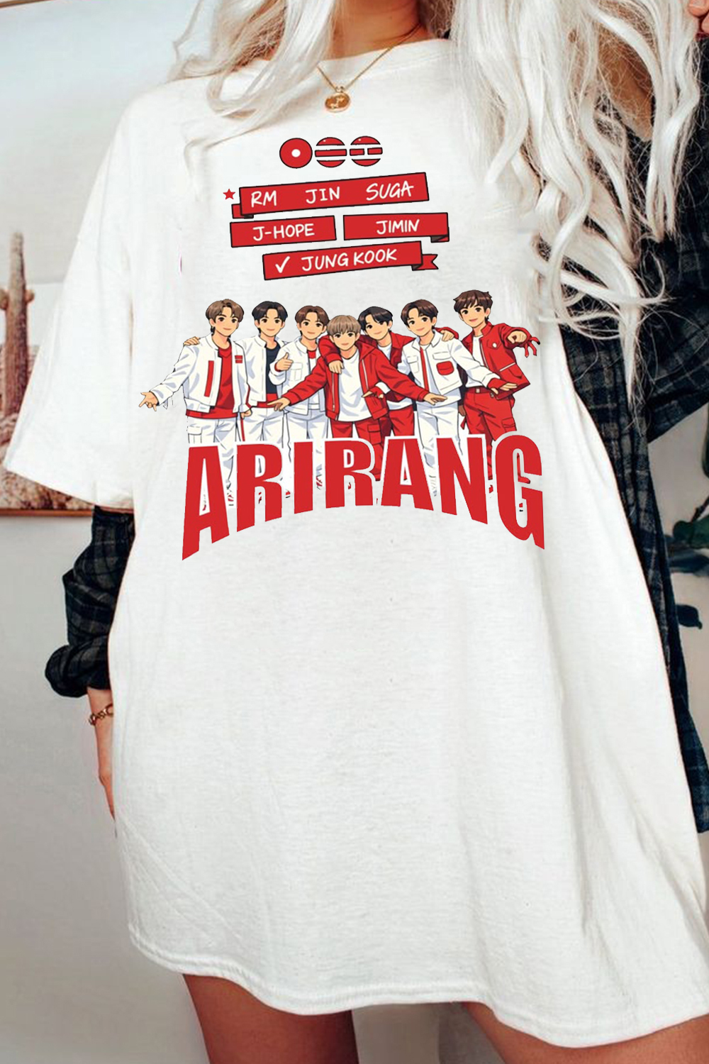 BTS Personalized Printed Tee