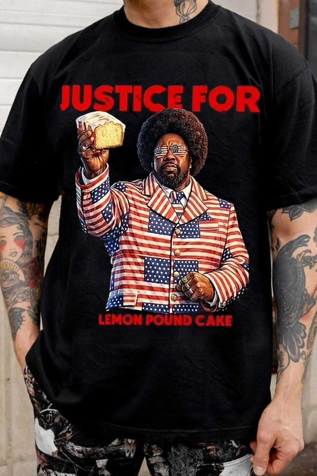 Justice For Lemon Pound Cake Afroman Tee