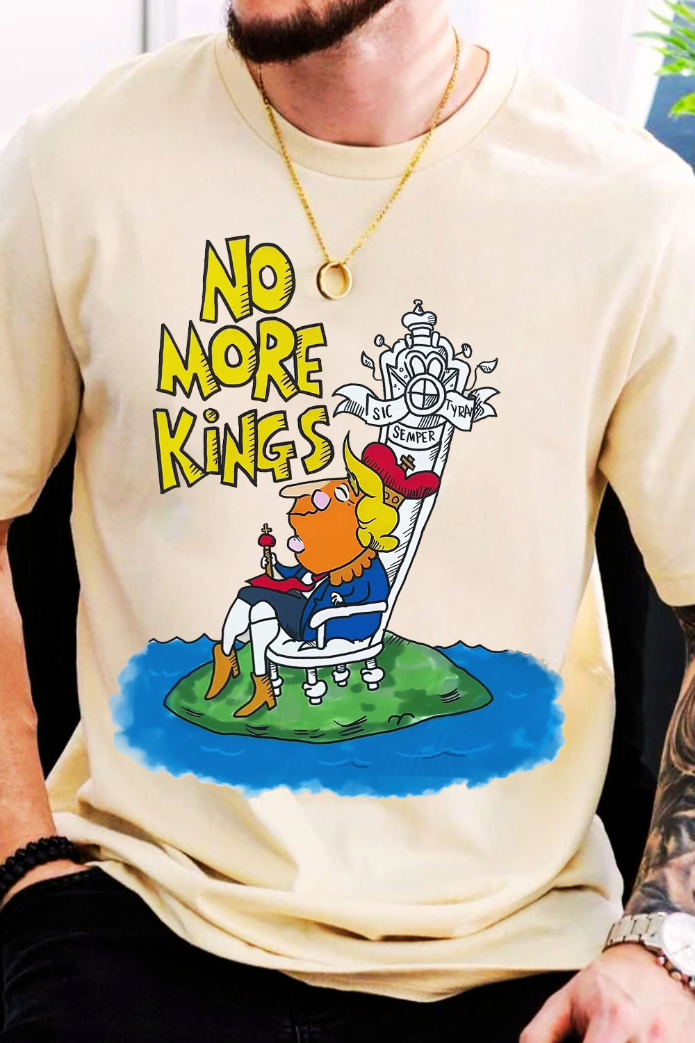 No More Kings Schoolhouse Rock Tee