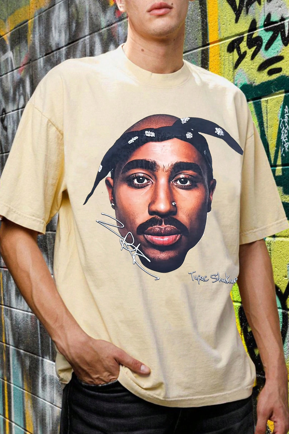 Tupac Big Face Tee