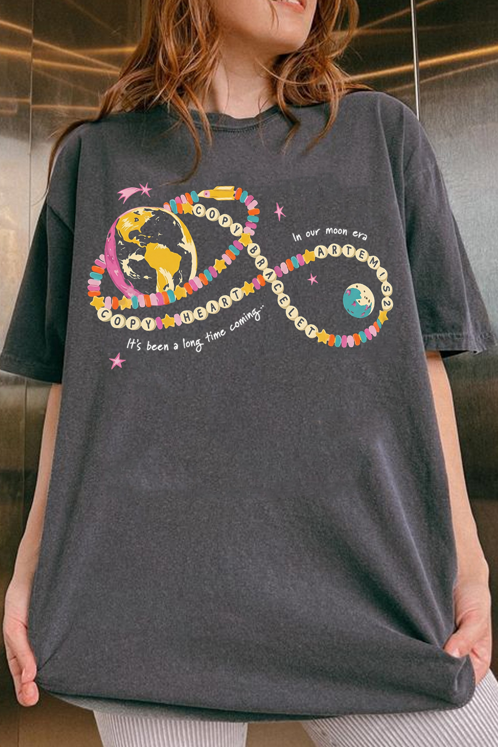 Copy Heart, Copy Bracelet, Copy Moon Joy Artemisii Tee