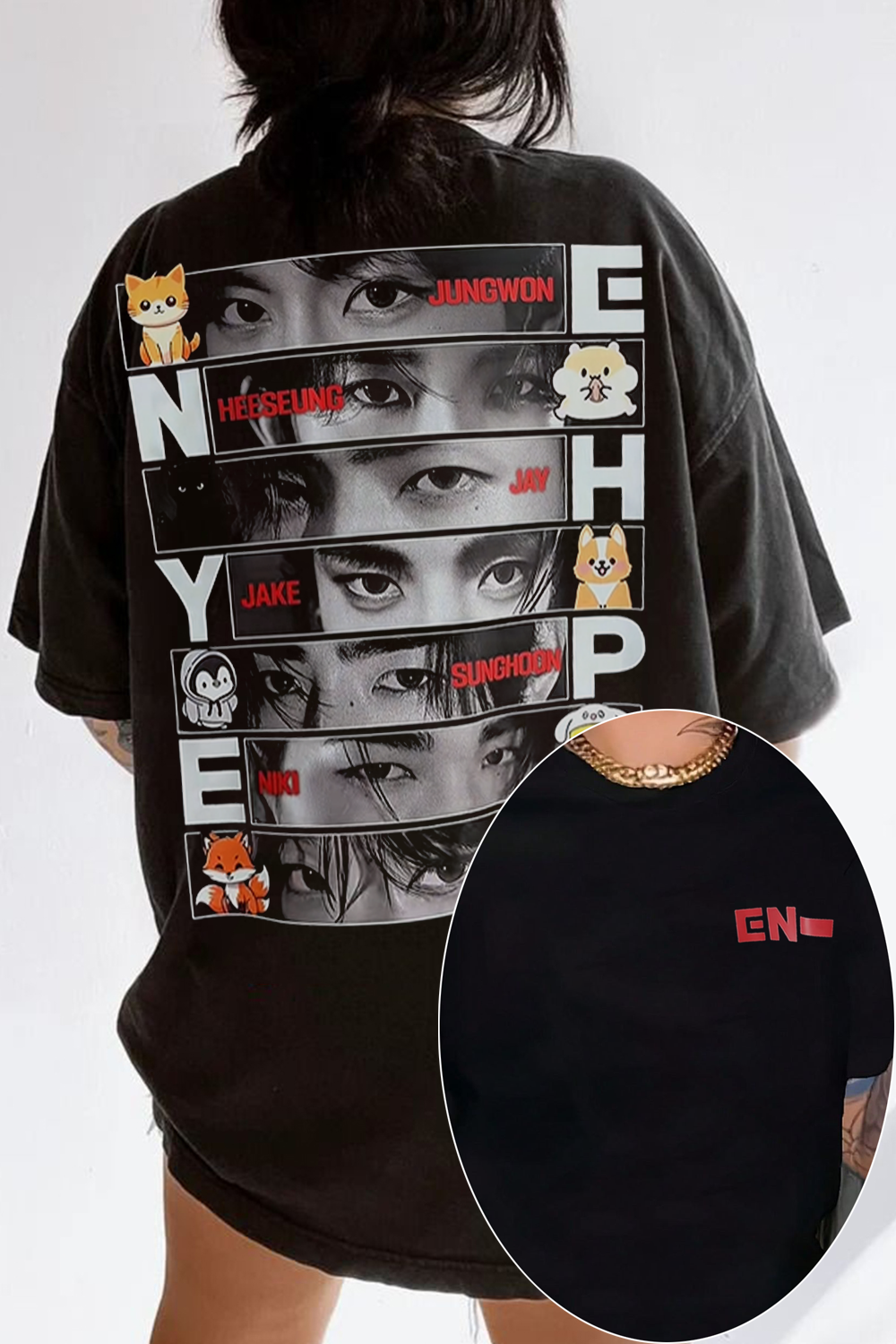 Enhypen 2-Side Fans Shirt