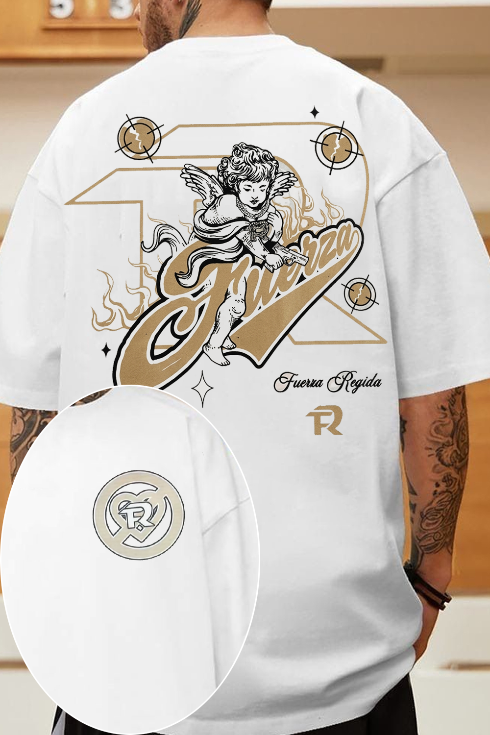 Fuerza Regida Angel Tee
