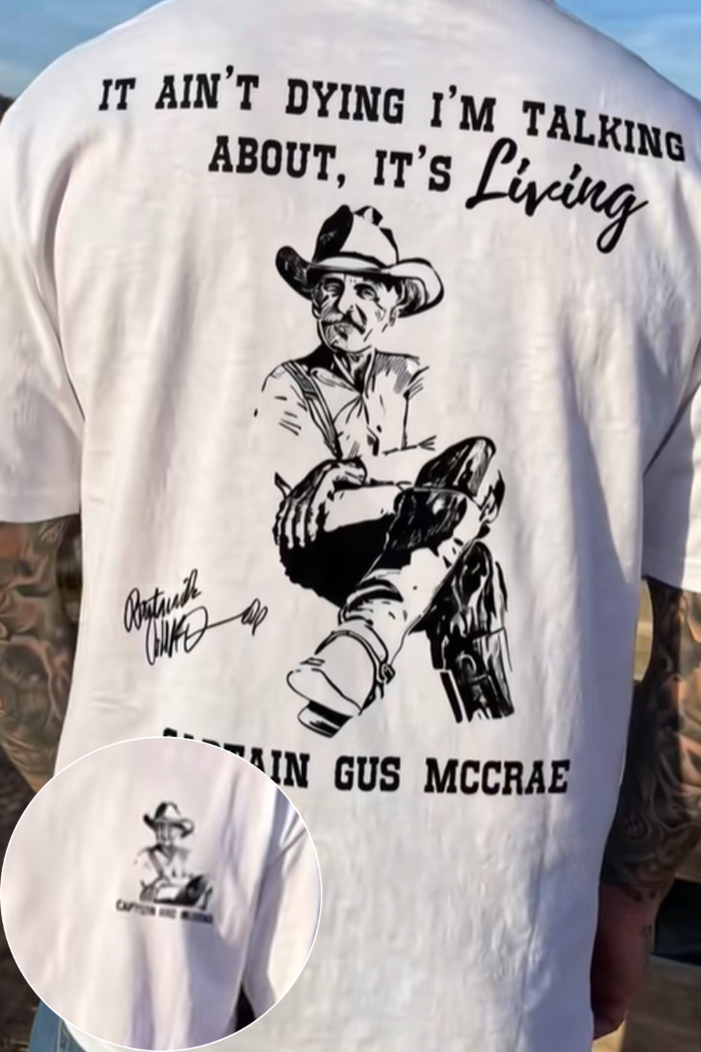 Lonesome Dove Gus McCrae T‑Shirt