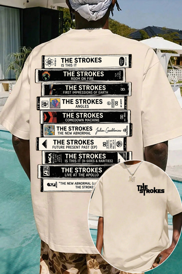 The Strokes Album Art Double-Sided Print T-Shirt