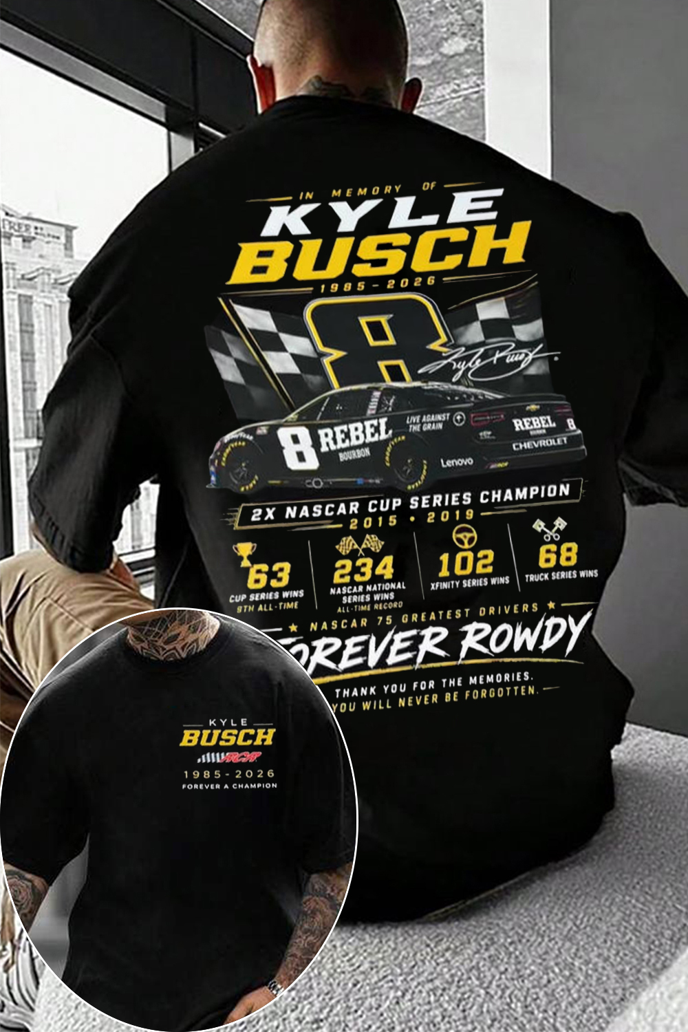 Rip Kyle Busch🥺 Tshirt