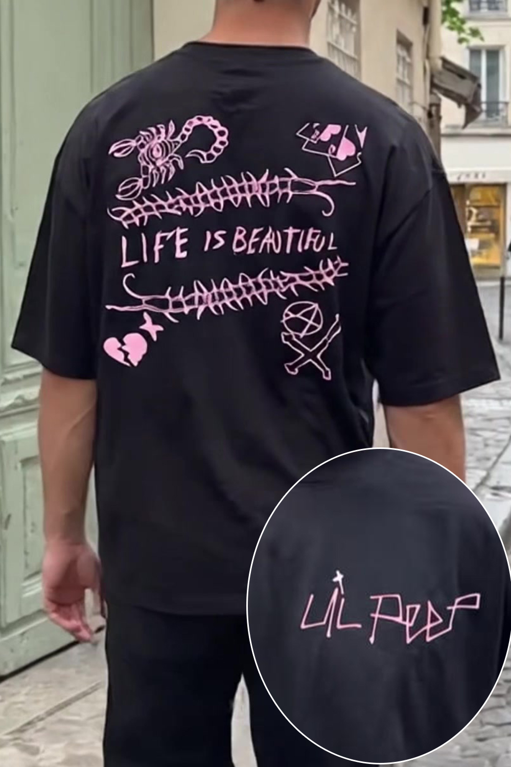 Lil Peep - Life Is Beautiful Tee