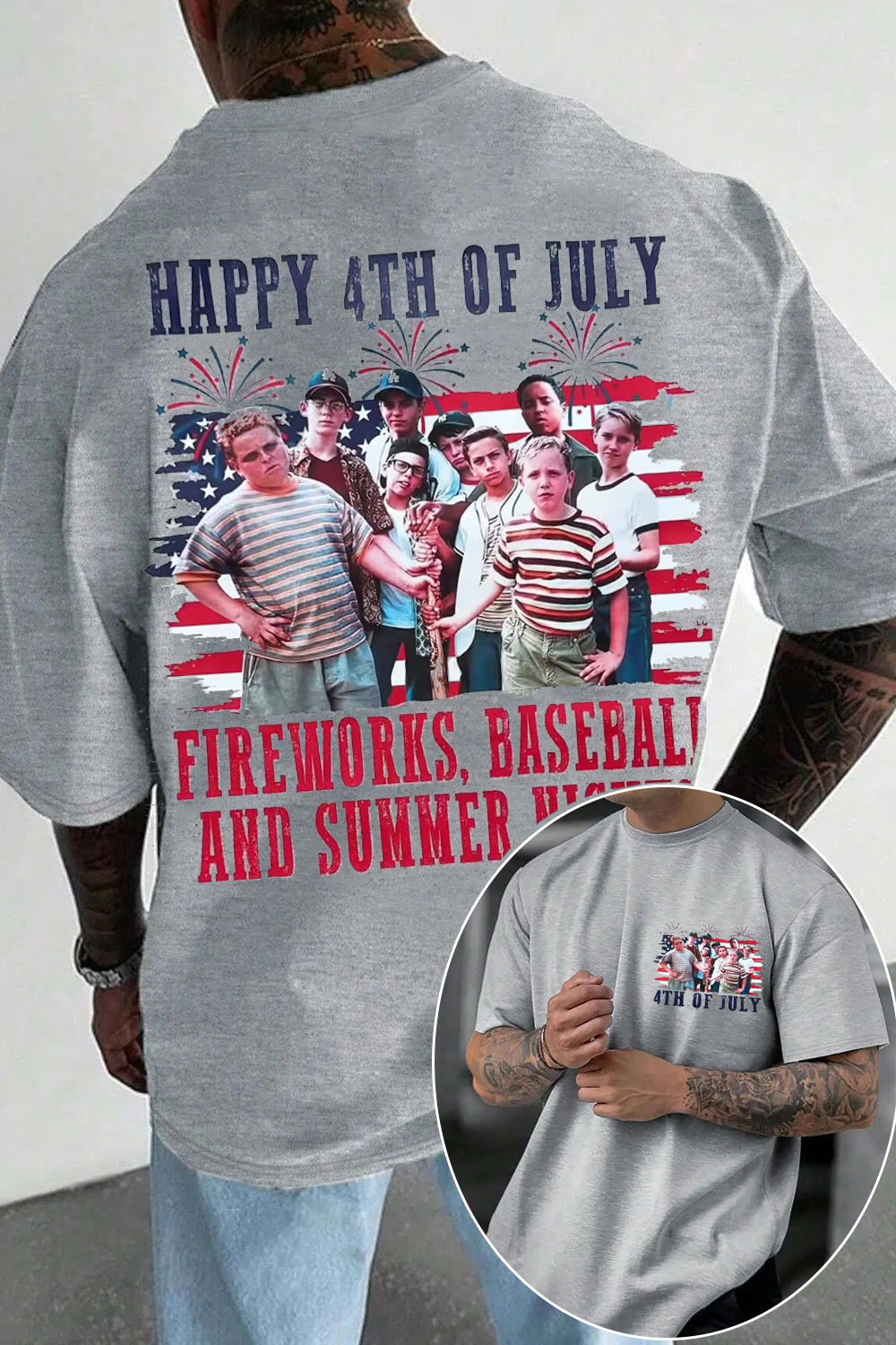 4th Of July Sandlot Stories Tee