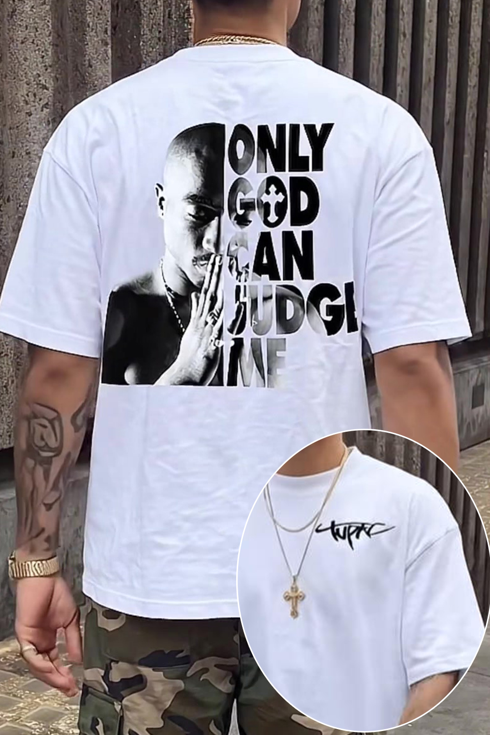 Tupac Only God Can Judge Me Tee