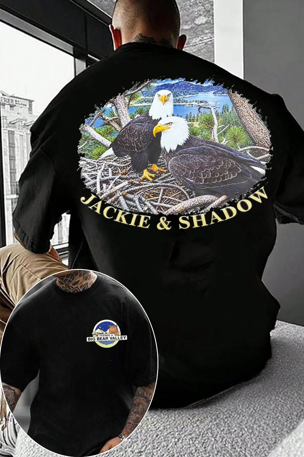 Jackie And Shadow Tee