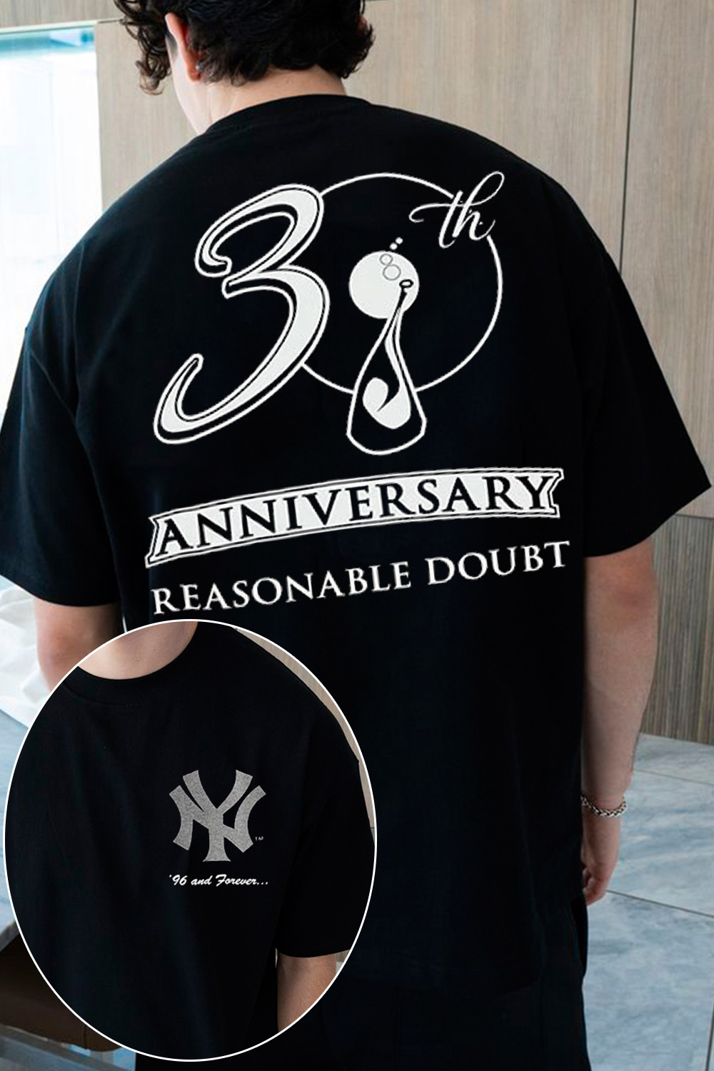 Jay Z 30 Merch 2026 Reasonable Doubt Yankees T-Shirt Jay Z Merch Yankee Stadium Shirt Black