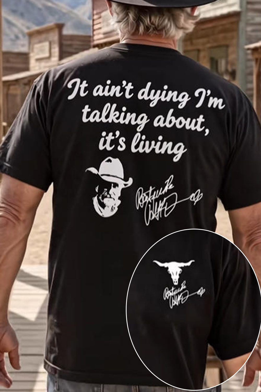 Gus McCrae ❤Lonesome Dove Movie T-Shirt