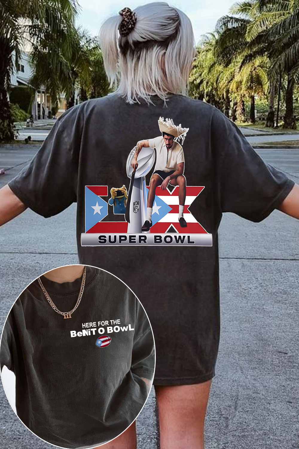 Bad Bunny Benito Bowl Shirt For Women