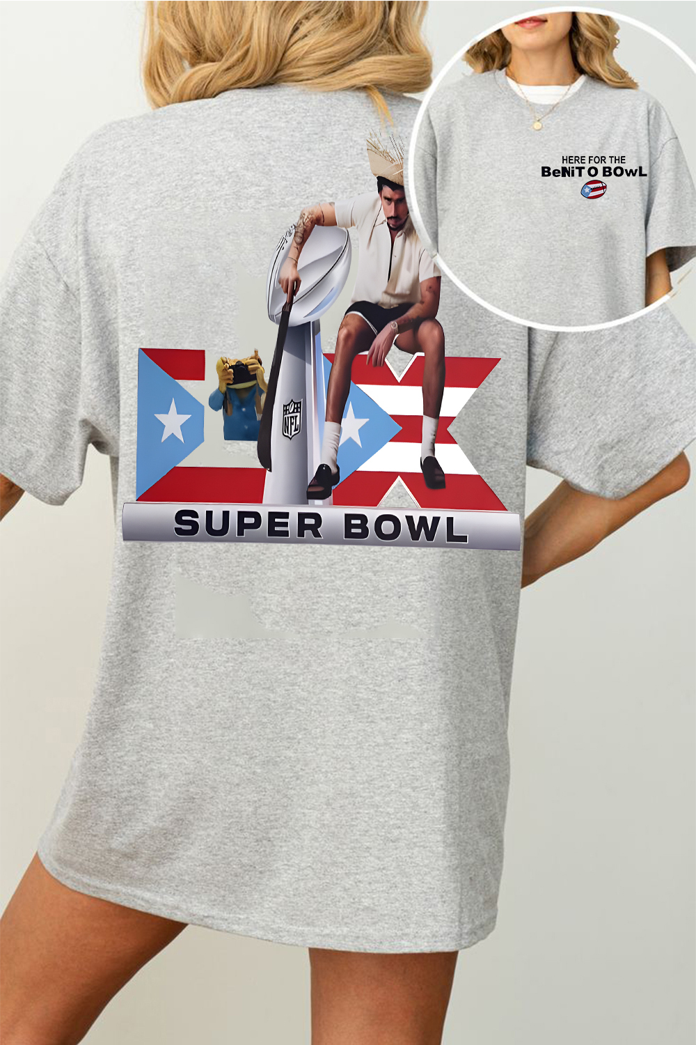 Bad Bunny Benito Bowl Shirt For Women