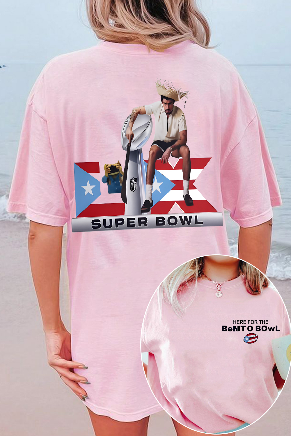 Bad Bunny Benito Bowl Shirt For Women