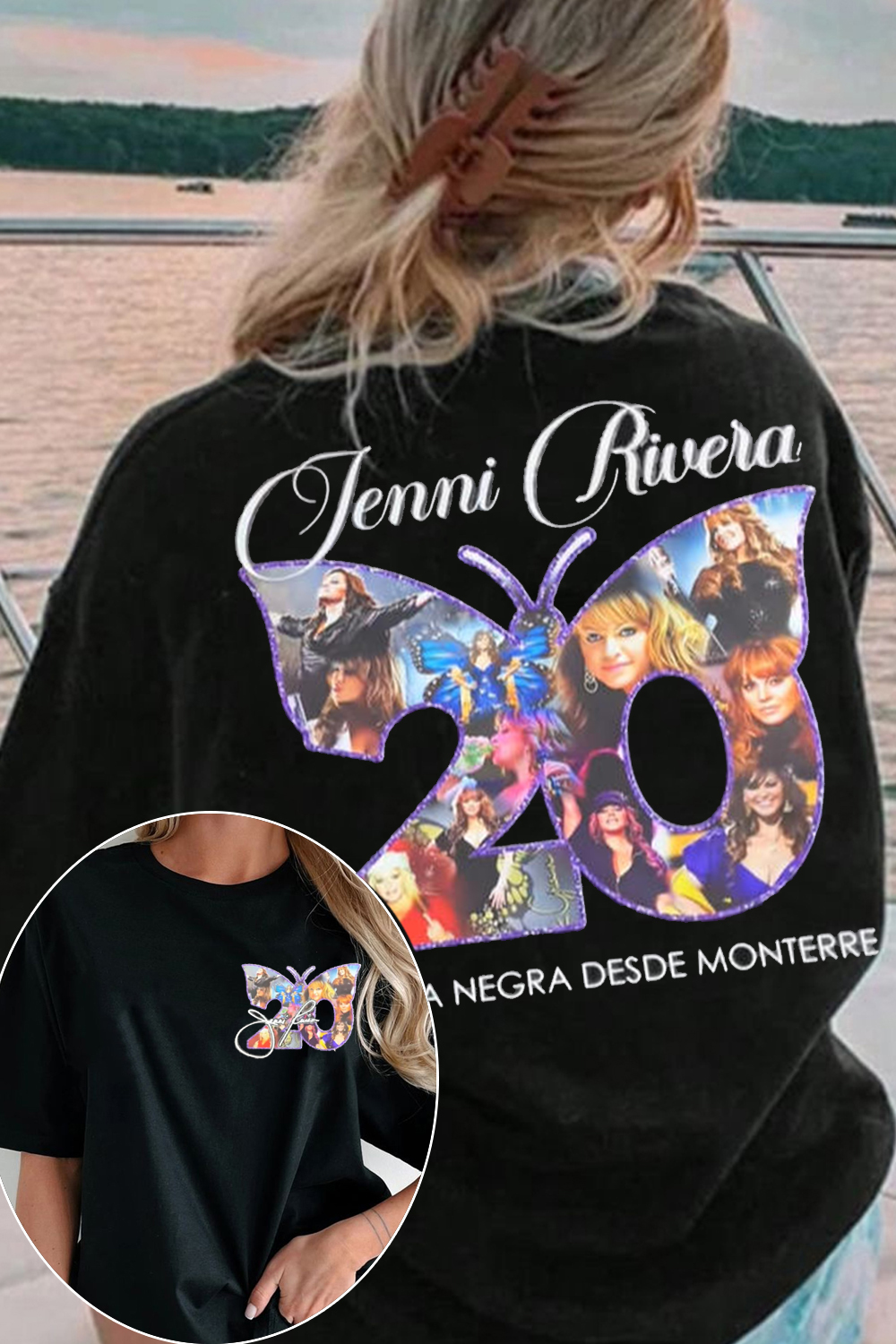 Paloma Negra Desde Monterre Jenni Rivera Tee