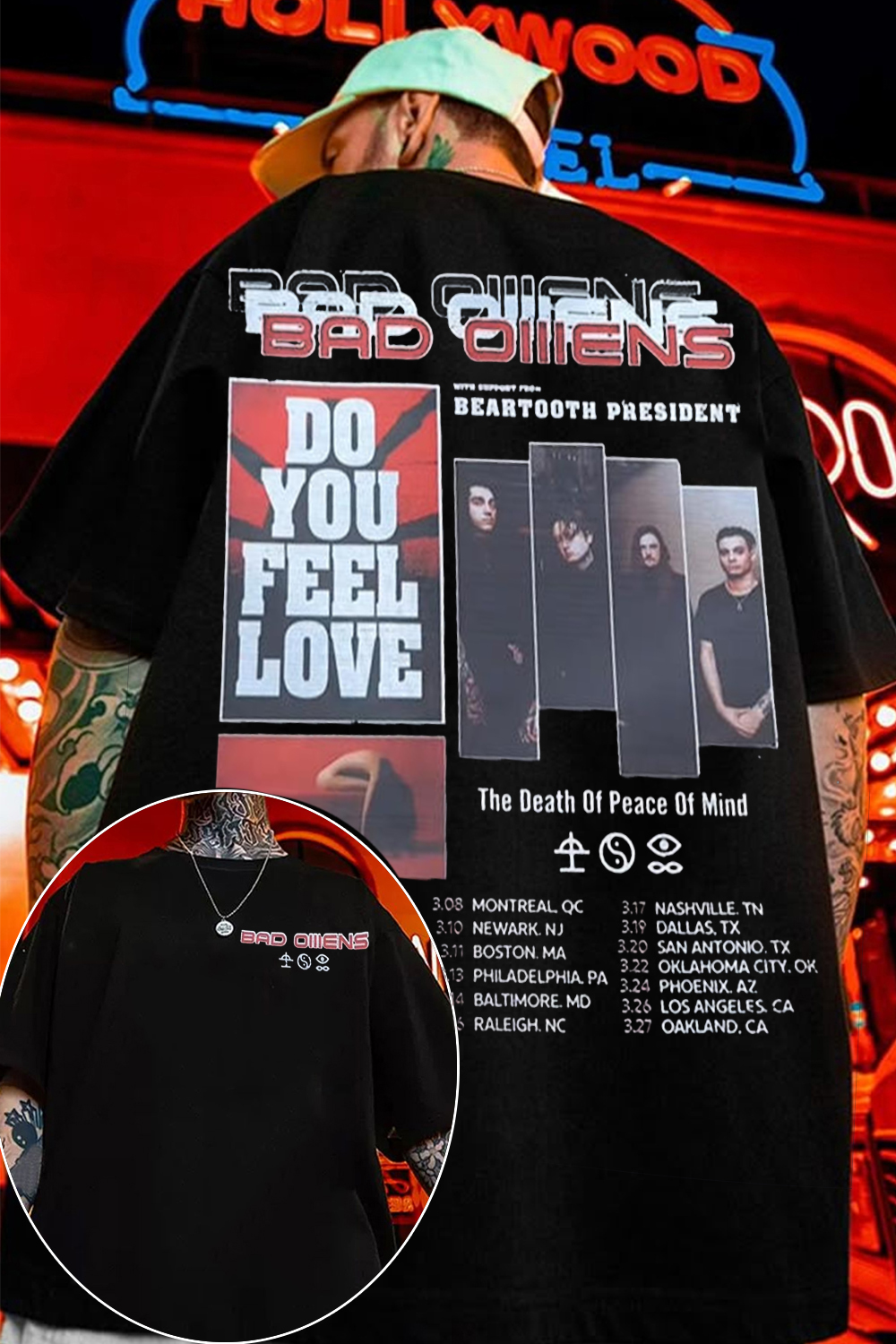 Noah Sebastian Bad Omens Tee