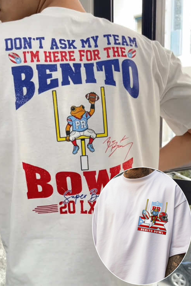 Benito Bowl 2026 LX Printed Cotton T-Shirt
